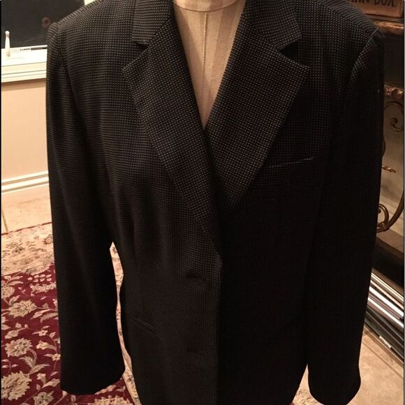 TALBOTS POLKA Dot Blazer - Picture 1 of 6